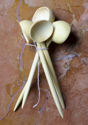 Hand-carved wooden spoons