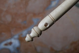 Hand-carved wooden honey dipper