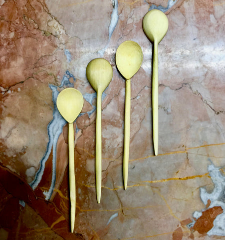 Hand-carved wooden spoons