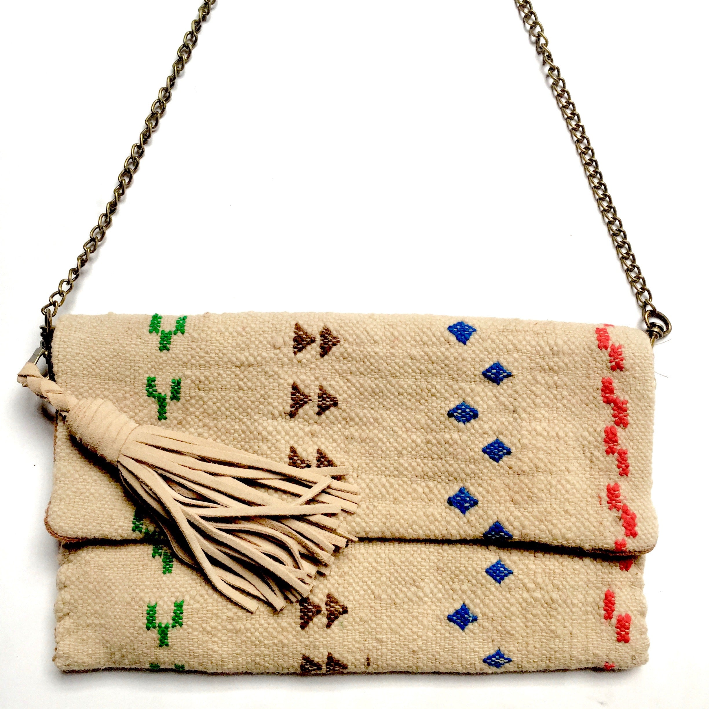 Kilim fabric purse