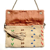 Kilim fabric purse