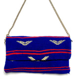 Kilim fabric purse